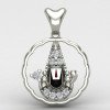 Tirupati Balaji Pendant Silver Tirupati Balaji Pendant Silver