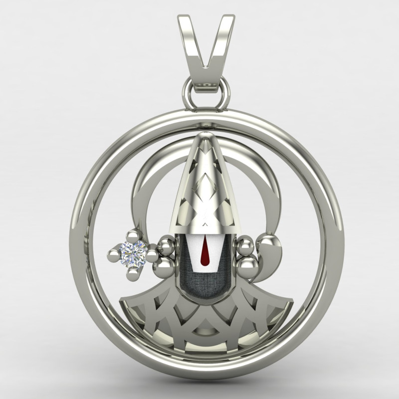 Tirupati Balaji Silver Pendant Tirupati Balaji Silver Pendant