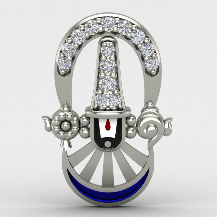 Tirupati Balaji Silver Locket
