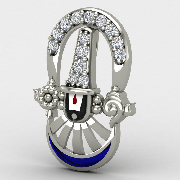 Tirupati Balaji Silver Locket