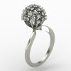 Globe Silver Ring