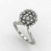Globe Silver Ring