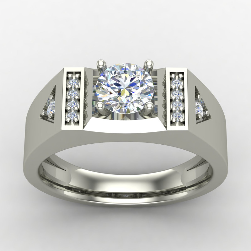 Solitaire Gents Ring