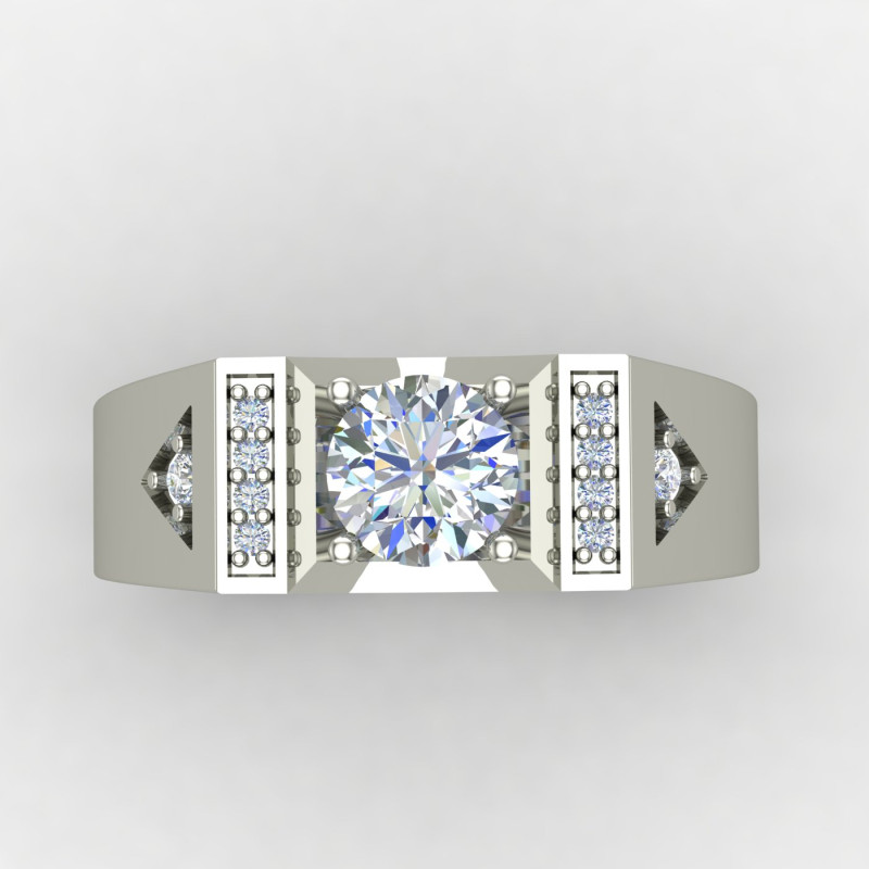 Solitaire Gents Ring
