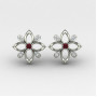 Ethnic Silver Earring