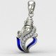 Ganapati Bappa Silver Pendant