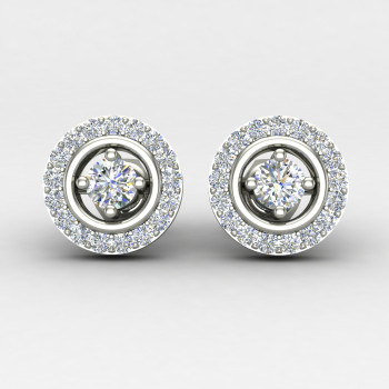 Cluster Silver Earring