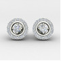 Cluster Silver Earring
