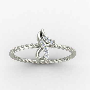 Women Casual Silver Ring