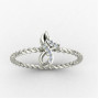 Women Casual Silver Ring