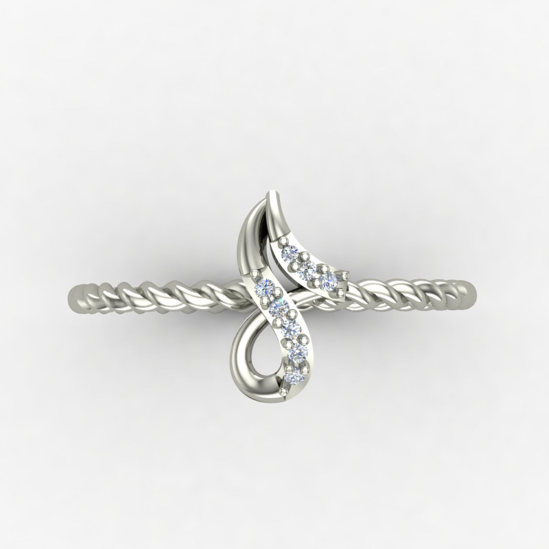 Women Casual Silver Ring