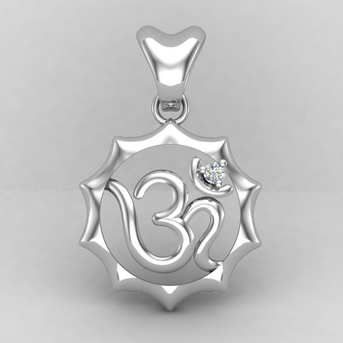 Silver Om Pendant Silver Om Pendant