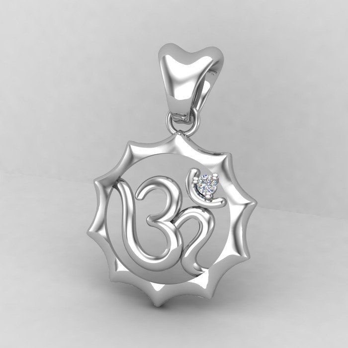 Silver Om Pendant Silver Om Pendant