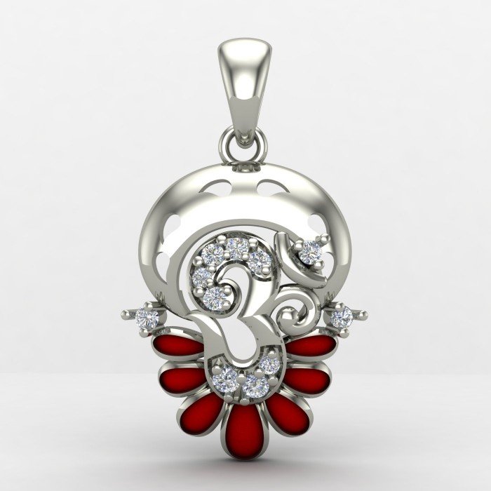 Om Pendant Silver Om Pendant Silver