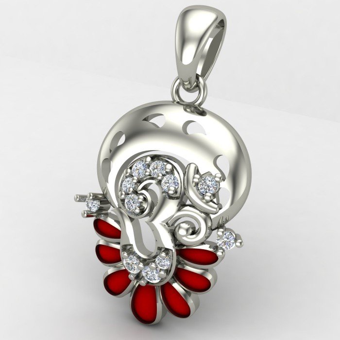 Om Pendant Silver Om Pendant Silver