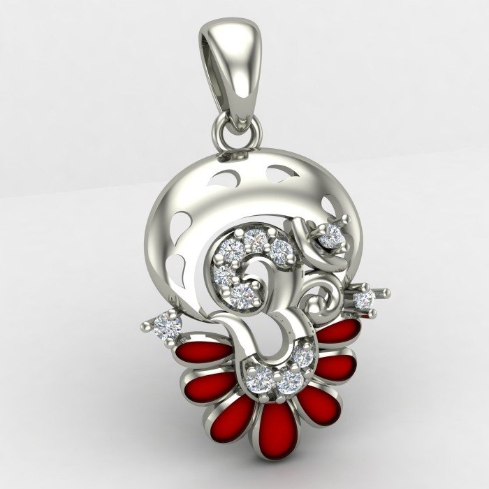 Om Pendant Silver Om Pendant Silver