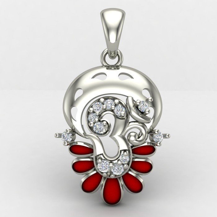 Om Pendant Silver Om Pendant Silver