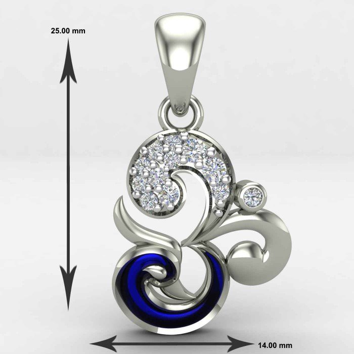 Mayur Om Locket