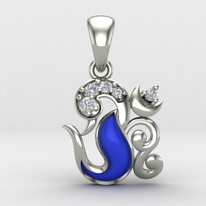 Mayurpankhi Om pendant Mayurpankhi Om pendant