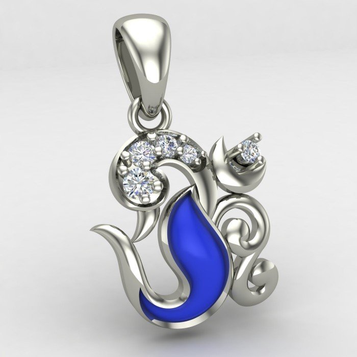 Mayurpankhi Om pendant Mayurpankhi Om pendant