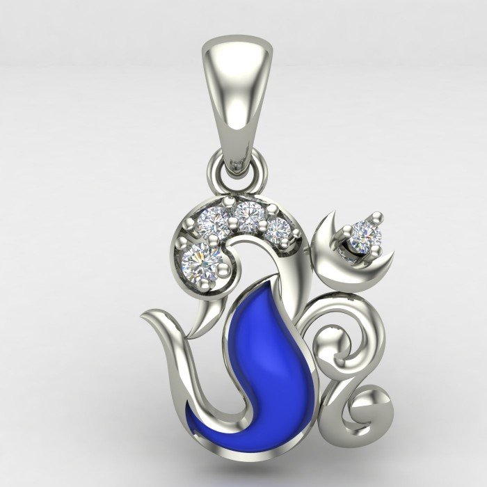 Mayurpankhi Om pendant Mayurpankhi Om pendant