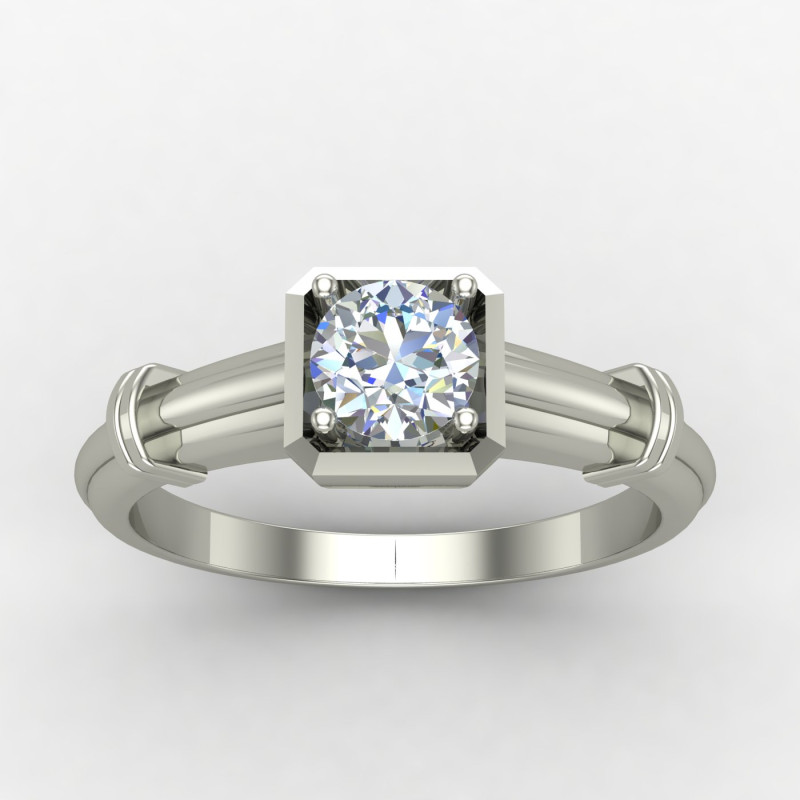 Solitaire Diamond Engagement Ring Solitaire Diamond Engagement Ring