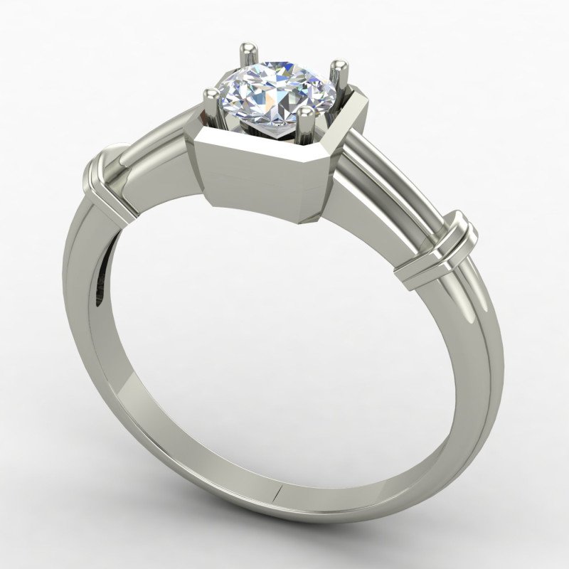 Solitaire Diamond Engagement Ring Solitaire Diamond Engagement Ring