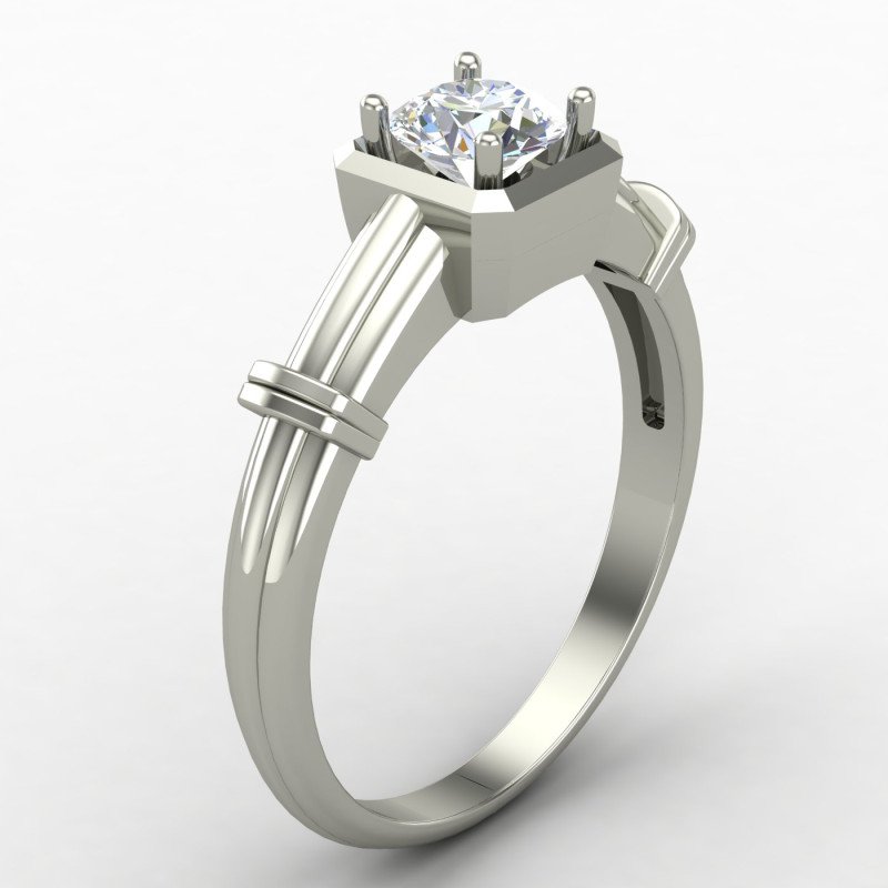 Solitaire Diamond Engagement Ring Solitaire Diamond Engagement Ring