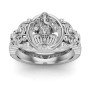 Ganpati Bappa Silver Ring