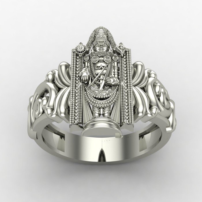 Tirupati Balaji Silver Ring Tirupati Balaji Silver Ring