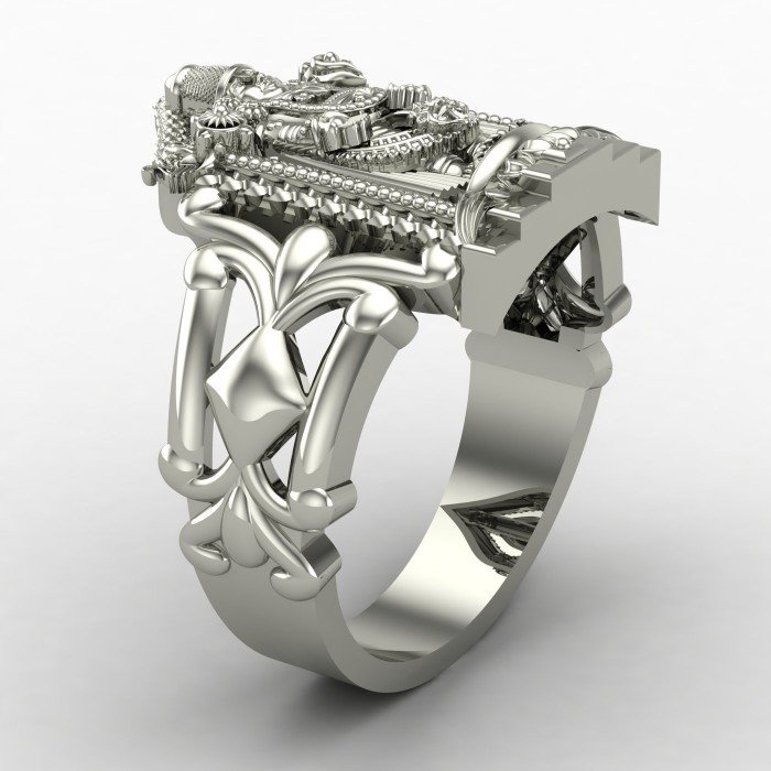 Lord Tirupati Balaji Silver Ring Lord Tirupati Balaji Silver Ring