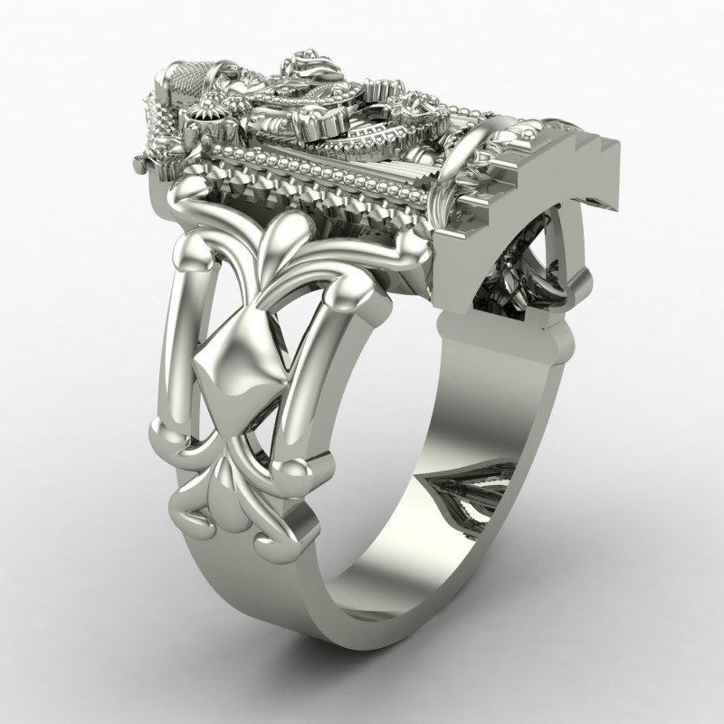 Lord Tirupati Balaji Silver Ring