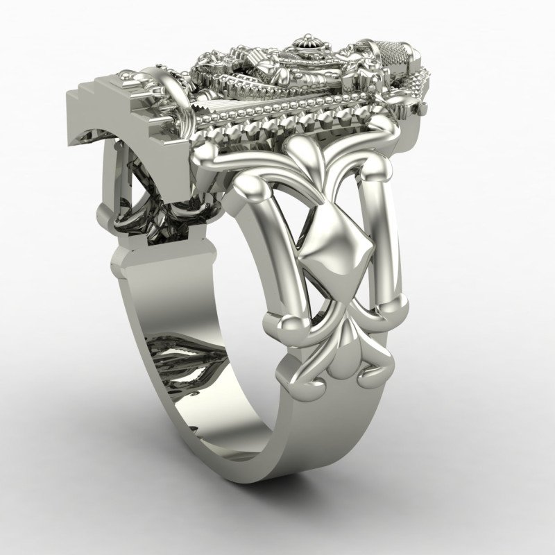 Lord Tirupati Balaji Silver Ring