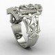 Lord Tirupati Balaji Silver Ring Lord Tirupati Balaji Silver Ring