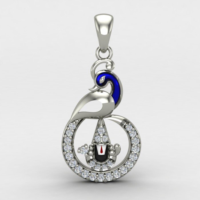 Stylish Tirupati Balaji Peacock Locket Stylish Tirupati Balaji Peacock Locket