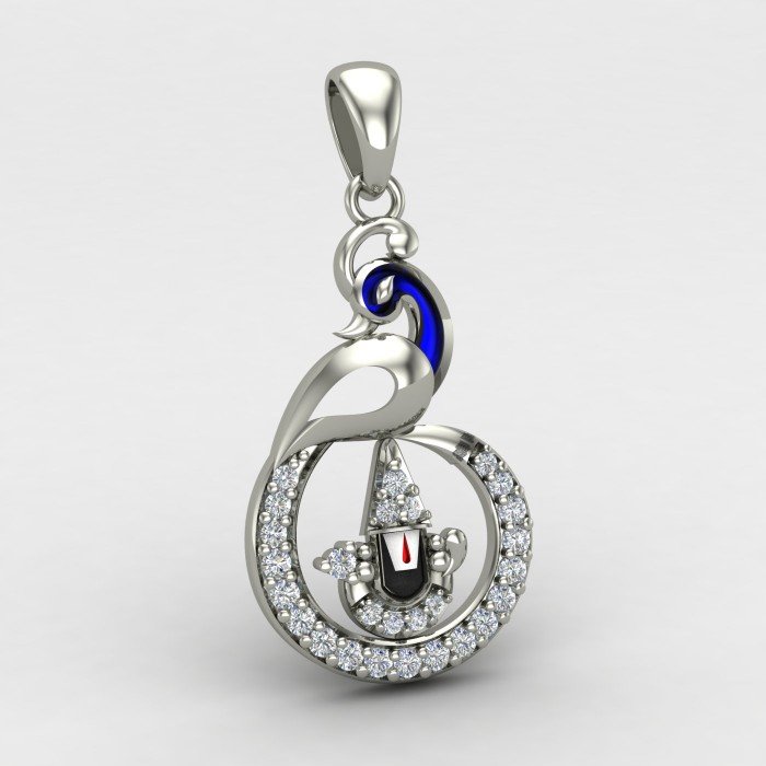 Stylish Tirupati Balaji Peacock Locket Stylish Tirupati Balaji Peacock Locket