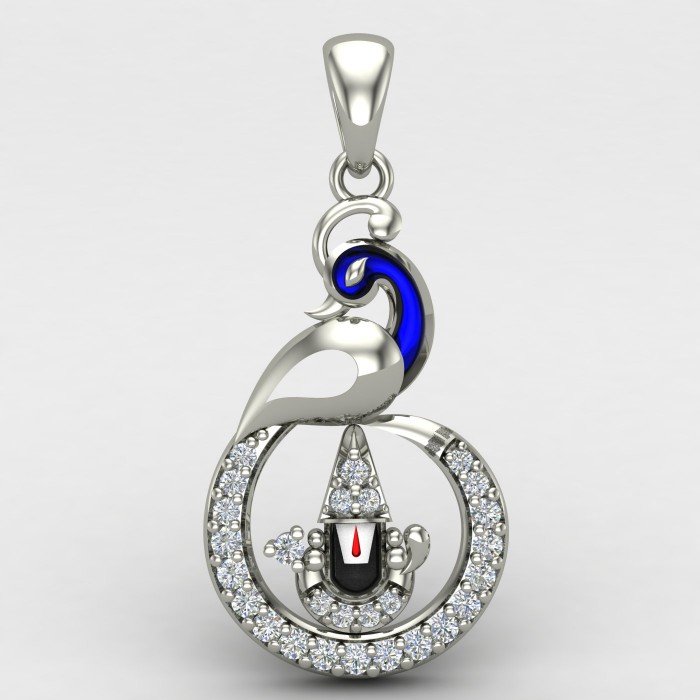 Stylish Tirupati Balaji Peacock Locket Stylish Tirupati Balaji Peacock Locket