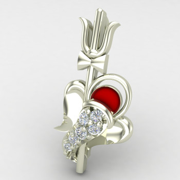 Trishul Ganesha Locket Trishul Ganesha Locket