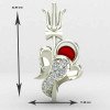 Trishul Ganesha Locket Trishul Ganesha Locket