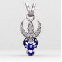Khanda Locket Silver