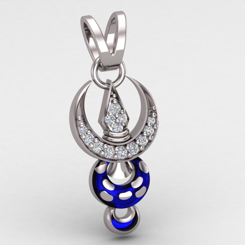 Khanda Locket Silver Khanda Locket Silver