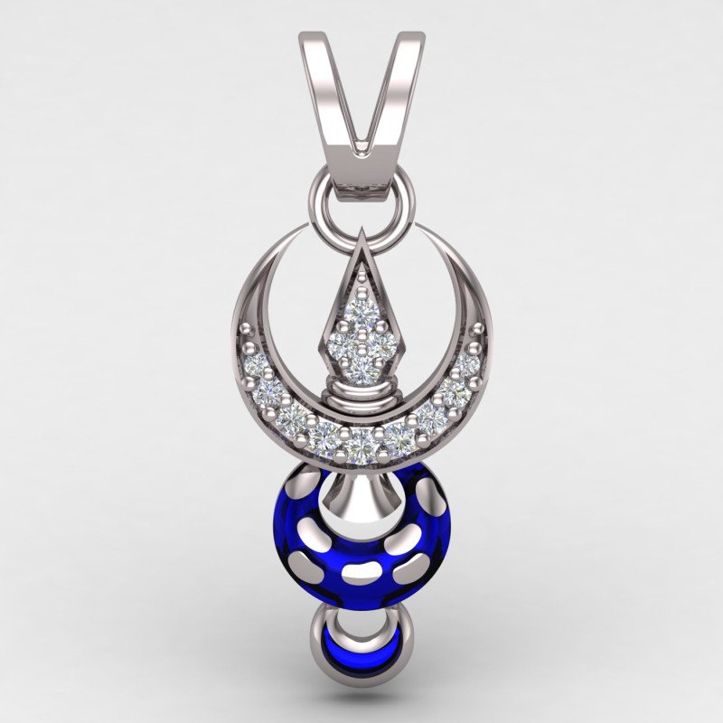 Khanda Locket Silver Khanda Locket Silver