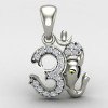 Om Ganesh Pendant Silver Om Ganesh Pendant Silver