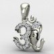 Om Ganesh Pendant Silver Om Ganesh Pendant Silver