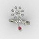 Women Silver Cocktail Ring Women Silver Cocktail Ring