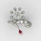 Women Silver Cocktail Ring Women Silver Cocktail Ring