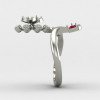 Women Silver Cocktail Ring