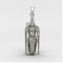 Jai Shree Murugan Swamy Silver Pendant