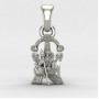 Murugan Swamy Silver Pendant