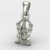 Murugan Swamy Silver Pendant Murugan Swamy Silver Pendant